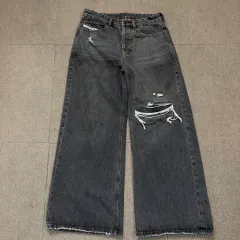 DIESEL ディーゼル D rise ディストレスド ワイド ジーン