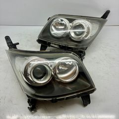 Y【コーティング済】ダイハツ L175S L185S ムーヴ カスタム ヘッドライト ランプ レンズ 左右セット LR HID レベ付 koito 100-51867 P80042