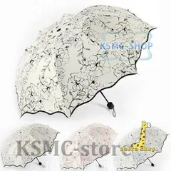 【新品?未使用】 紫外線カット熱中症対策 日傘 折りたたみ 遮光 大人かわいい ブラックコーティング レディース 軽量折り畳み傘 UVカット晴