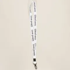 ネックストラップ キーホルダー 金具 ナスカン ワンタッチキーホルダー 回転フック 360度回転 ユニセックスデザイン 首かけ ユーズド USED Love poem スマホ ネックストラップ 手ぶら 単品 てぶら ナスカン付き 安全 ひも ユーズド USED