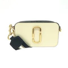 MARC JACOBS マークジェイコブス ショルダーバッグ　スナップショット  レザー    ホワイト レディース / 240001183879