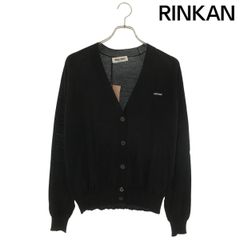 ミュウミュウ MMF759 バックロゴカシミアカーディガン レディース 38  