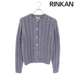 ミュウミュウ MMF759 バックロゴカシミアカーディガン レディース 38  