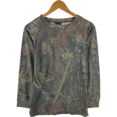 古着 レッドヘッド RED HEAD 迷彩柄 リアルツリーカモ ロングTシャツ ロンT レディースL相当/eaa515016
