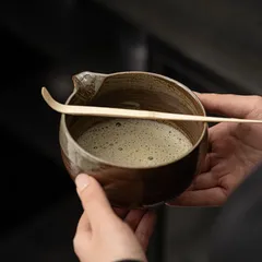 2025新品未使用 茶器 抹茶碗 茶筅 抹茶勺 茶道 日本製 陶器 粗陶 伝統 点茶セット お茶道具 リラックス ギフト 家庭用