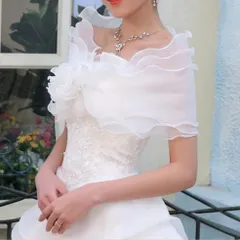 【新品?未使用】 ウエディングショール 花嫁 ブライダルケープ 安い ボレロ 結婚式 ブライダル 肩掛け 二次会 ショール 披露宴 ウェディン