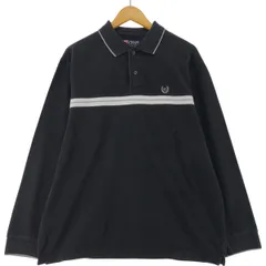 古着 90年代 ラルフローレン Ralph Lauren CHAPS チャップス 長袖 ポロシャツ メンズL相当/eaa528826