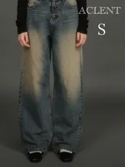 【SALE】ACLENT boyfriend vintage jeans / S ボーイフレンドビンテージジーンズ　ブルー　BLUE アクレント