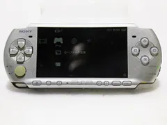 【質Banana】ジャンク!!! SONY/ソニー ポータブルゲーム機 PSP3000 シルバー 現状渡し 部品取りに.。.:*・゜