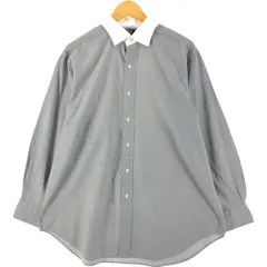 古着 ラルフローレン Ralph Lauren POLO by Ralph Lauren PHILIP 長袖 コットンシャツ クレリックシャツ メンズXL相当/eaa539109