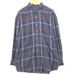 古着 90年代 ラルフローレン Ralph Lauren CHAPS チャップス 長袖 ボタンダウン フランネルチェックシャツ メンズXL相当/eaa548985