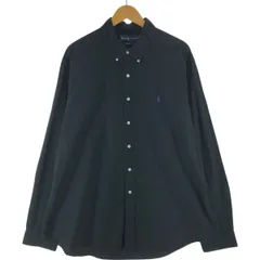 古着 ラルフローレン Ralph Lauren CUSTOM FIT 長袖 ボタンダウンシャツ メンズXXL相当/eaa561527