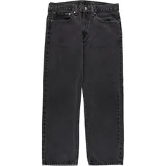 古着 リーバイス Levi's 505 ブラックデニム テーパードデニムパンツ メンズw34相当/eaa561459