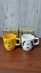 ◎I842【未使用品】SNOOPY ウッドストック＆スヌーピー マグカップ（ｍ.ｆ）