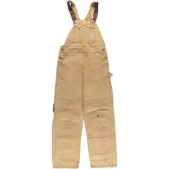 古着 カーハート Carhartt ダブルニー ダック オーバーオール メンズw34相当/eaa572426