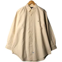 古着 ラルフローレン Ralph Lauren 長袖 ボタンダウンストライプシャツ メンズL相当/eaa572986