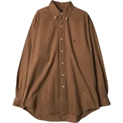 古着 ラルフローレン Ralph Lauren POLO by Ralph Lauren 長袖 ボタンダウンシャツ メンズM相当/eaa582671