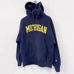 古着 used　Champion　チャンピオン　リバースウィーブ　スウェットパーカー/フーディー　紺　ネイビー　Lサイズ