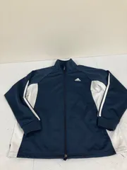 送料無料★adidas clima365 アディダス★ジャージ　トラックジャケット★メンズ　Lサイズ★ネイビー#80120scc