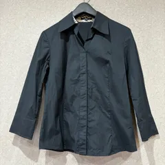 【BURBERRY LONDON  ブラウス】黒  38号  長袖シャツ  バーバリー