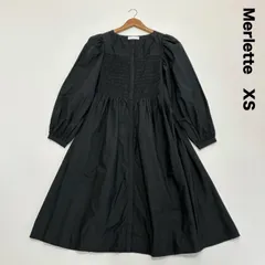 Merlette マーレット☆LEYLAND DRESS レイランドドレス シャーリングドレス シャツワンピース ギャザーのサムネイル