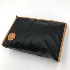 ハンティングワールド バチュークロス セカンドバッグ クラッチバッグ 黒 イタリア製