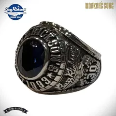 バズリクソンズ  30周年 シルバー925 サファイヤ カレッジリング アメカジ ミリタリー BR02745 サイズ19号