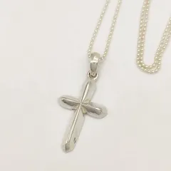 クロスデザインネックレス　SILVER　シルバー925