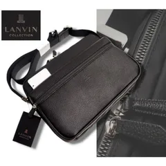 新品正規2.9万円 LANVIN en Bleu ランバン オン ブルー  エクラ ショルダーバッグ 黒(BLK) 284111