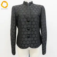 アルマーニ コレツィオーニ ARMANI COLLEZIONI イタリア製 ジャケット ノーカラー ドット レディース [a989385]のサムネイル
