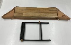 ヘキサゴンテーブル天板三脚テーブル ヘキサゴン153ホワイトオーク中央