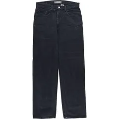 古着 00年代 リーバイス Levi's SILVER TAB シルバータブ RELAXED FIT ブラックデニム ストレートデニムパンツ メンズw33相当/evb032995