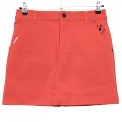 【新品】ルコックゴルフ スカート レッド ストレッチ  レディース 9 ゴルフウェア le coq sportif