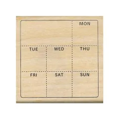 こどものかお スタンプ N#手帳はんこ部 ウイークリー/週間スケジュール 0413-003