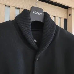 TIME HOMME 22年 カシミアブレンド スタジャン ブラック 105