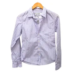 □□Frank&Eleen シャツ SIZE XS ストライプ パープル