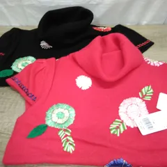 レディース ファッション フレンチ袖 タートルネック セーター Mサイズ 2枚セット 未使用品 R977