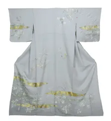 総刺繍　高級　訪問着　箔加工　正絹　身丈165cm　裄67cm　未使用　k3442eal