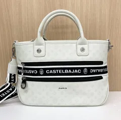 CASTELBAJAC カステルバジャック ショルダーバッグ トートバッグ 2way ホワイト 通年