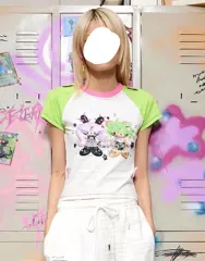 CFIRECE ピアス キャラクター 半袖T / 12 5 -> 出品 7 5