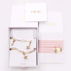 【未使用】[セット] DIOR ディオール ノベルティ ピンクリボンブレスレット ＆ ストラップ