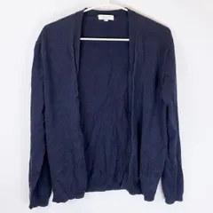 BEAUTY & YOUTH UNITED ARROWS リネン カーディガン M ネイビー 1228-117-0566 メンズ 薄手 ビューティー＆ユース ユナイテッドアローズ