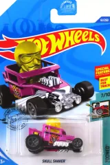 【中古】ミニカー 1/64 SKULL SHAKER(ピンク×イエロー) 「Hot Wheels TOONED」 [GHD46]