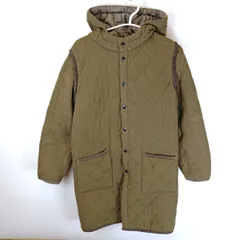 ARMEN アーメン リバーシブル キルティングコート 小花柄 フード付き O レディース