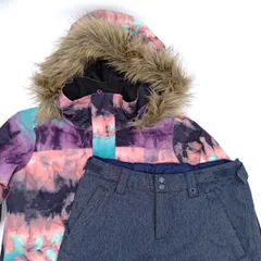 [上下セット] バートン スノーボードウェア ジャケット パンツ L ガールズ BURTON キッズ DRYRIDE