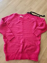 ホットピンク ニット セーター