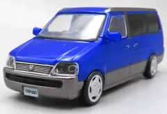 【中古】ミニカー ドルフィンブルー・パール 「Figure Vehicle Honda ステップワゴン2 カプセルトイ版」