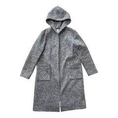  Arnold Palmer アーノルドパーマー フード付き ロングコート カーディガン グレー レディース 3サイズ  【Z1724】 