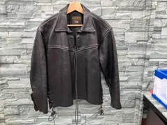 VANSON/その他レザージャケット/牛革/ブラック/サイズM