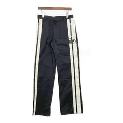 DIESEL ディーゼル サイドライン ストレート パンツ トラウザー ボトムス P-BECK A10487 メンズ サイズ46 ブラック ズボン DM17753■